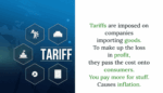 Tariffs: tariff infographic