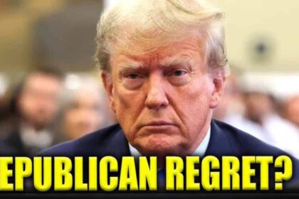 Donald Trump looking grumpy (close-up of his face)