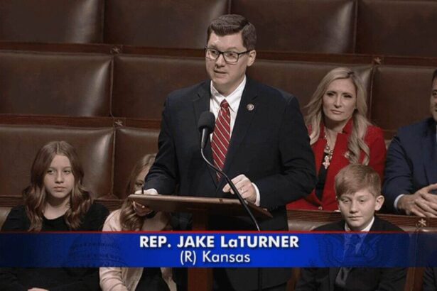 U. S. Rep. Jake laturner speaks in the house of representatives