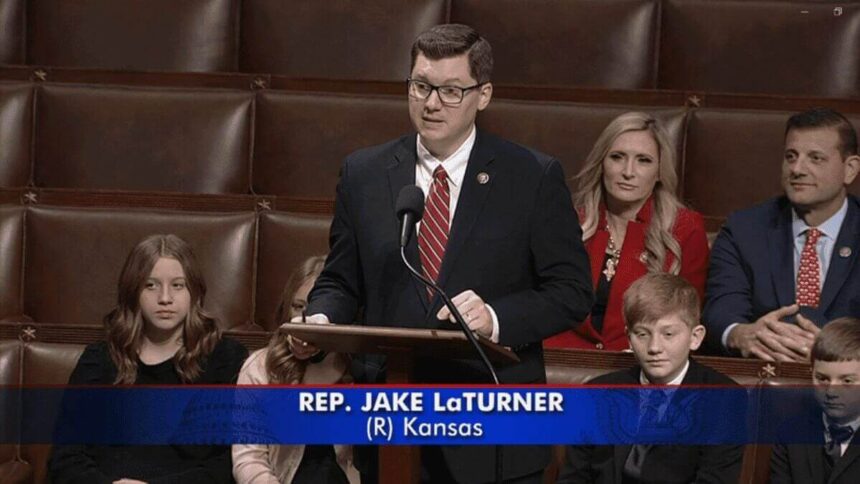 U. S. Rep. Jake laturner speaks in the house of representatives