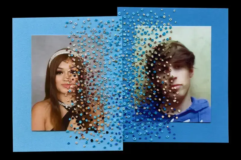 Collage by Han Cao for ProPublica. 