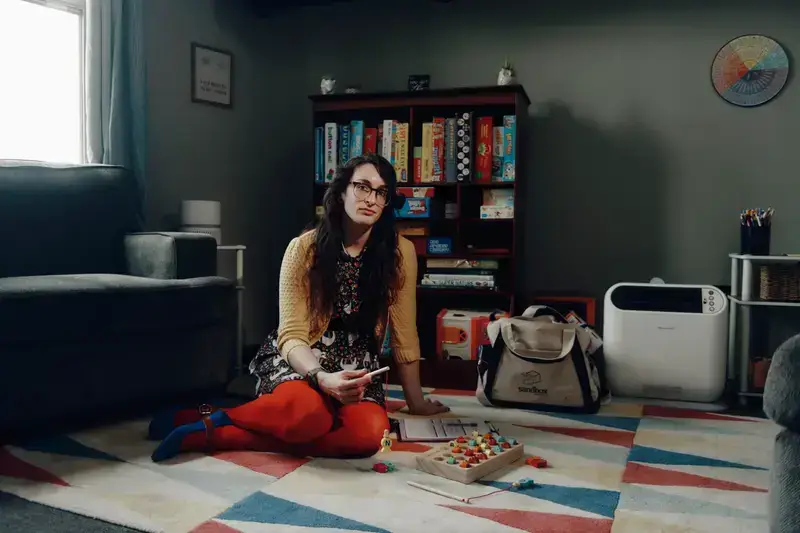 Anna DiNoto in her office in Monroe, Washington.