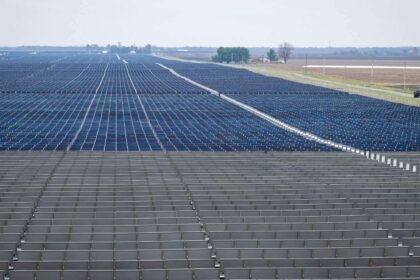 Solar field in Chicago