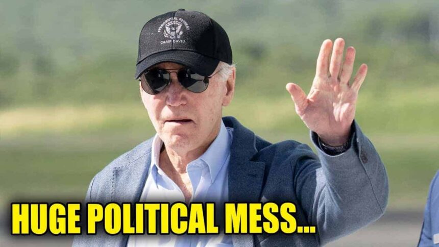 President joe biden waving