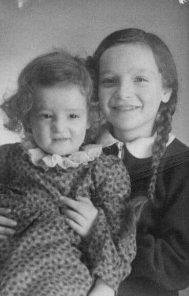 Susanne and tamara cohn, circa 1939. Last seen alive
