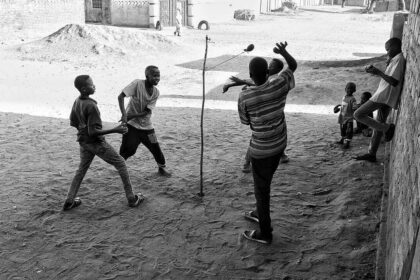 Children playing in Sudan
