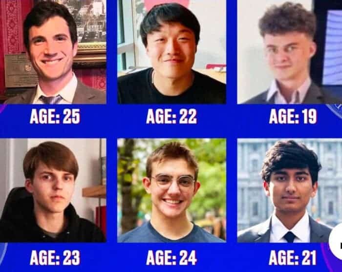 Photos and ages of members of elon musk’s doge team