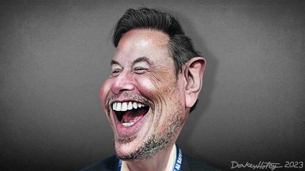 elon musk3 Cpac caricature of elon musk