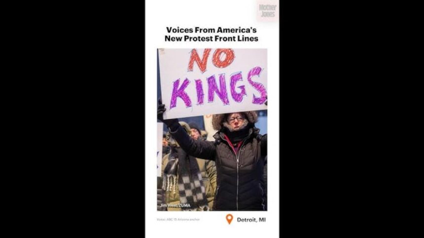 Protest on president’s day against trump and musk