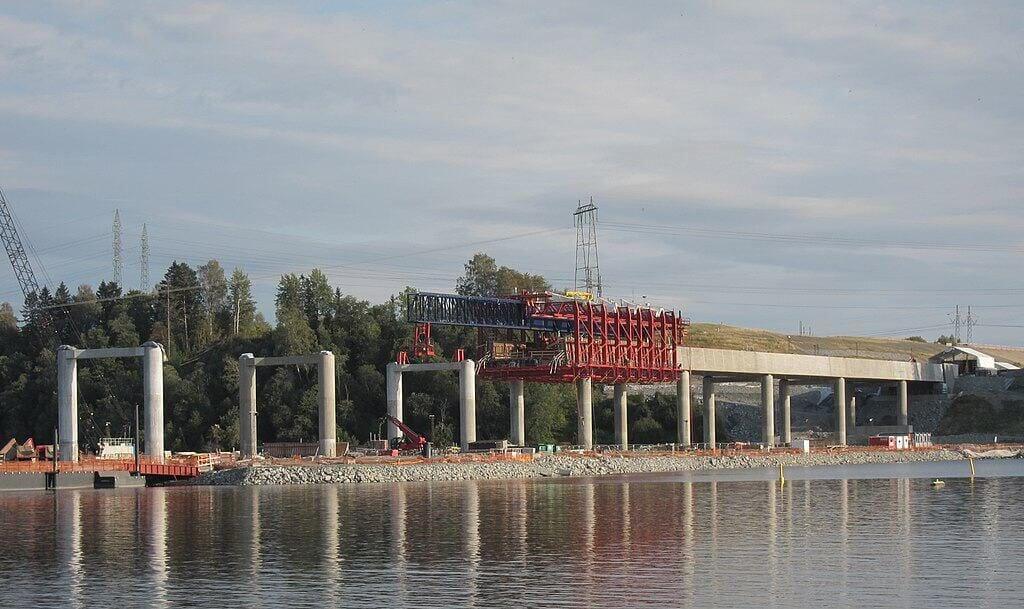 Bridge under construction