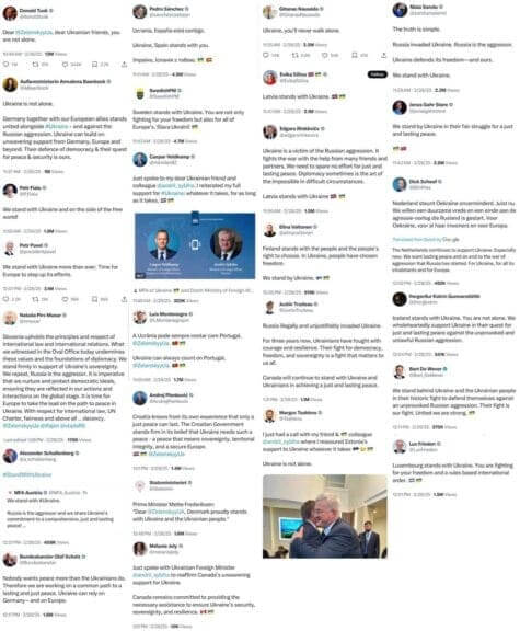 img 9904 Posts on x from world leaders following the attack on zelenskyy in the oval office
