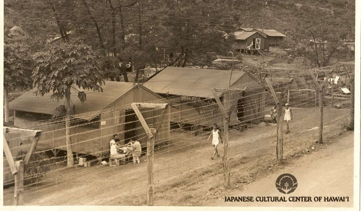 Japanese internment camp after alien enemies act of 1798
