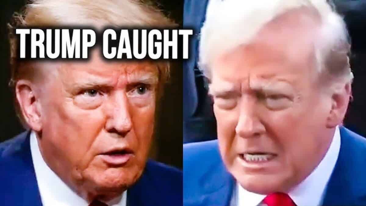 Trump video shows hair blowing