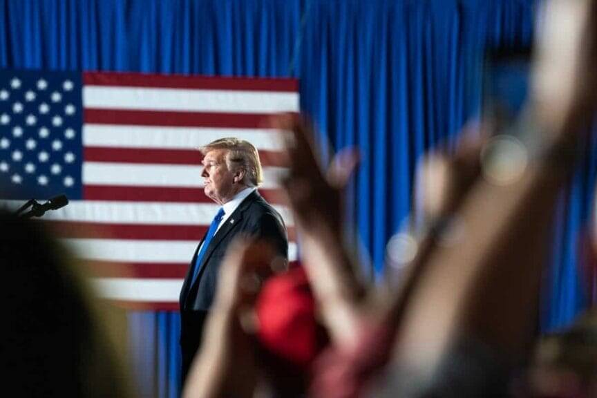 trump remarks venezuelans English official language of us president donald j. Trump delivers remarks to the venezuelan american community at the florida international university ocean bank convocation center monday, feb. 18, 2019 in miami, fla.