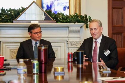 Speaker Mike Johnson and Trump’s crypto czar