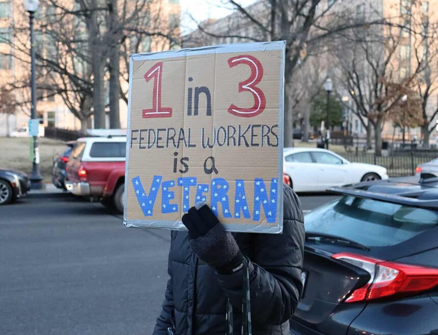 Protest outside the opm in dc