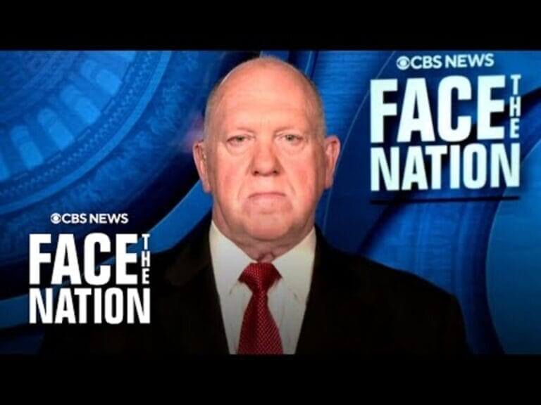 Tom homan cbs video cover