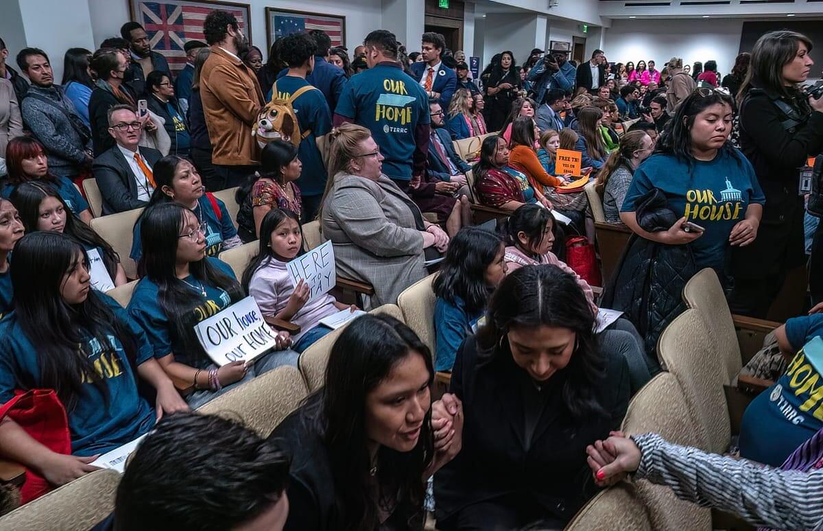 Tennessee bill to deny undocumented immigrants a public education drew a crowd.