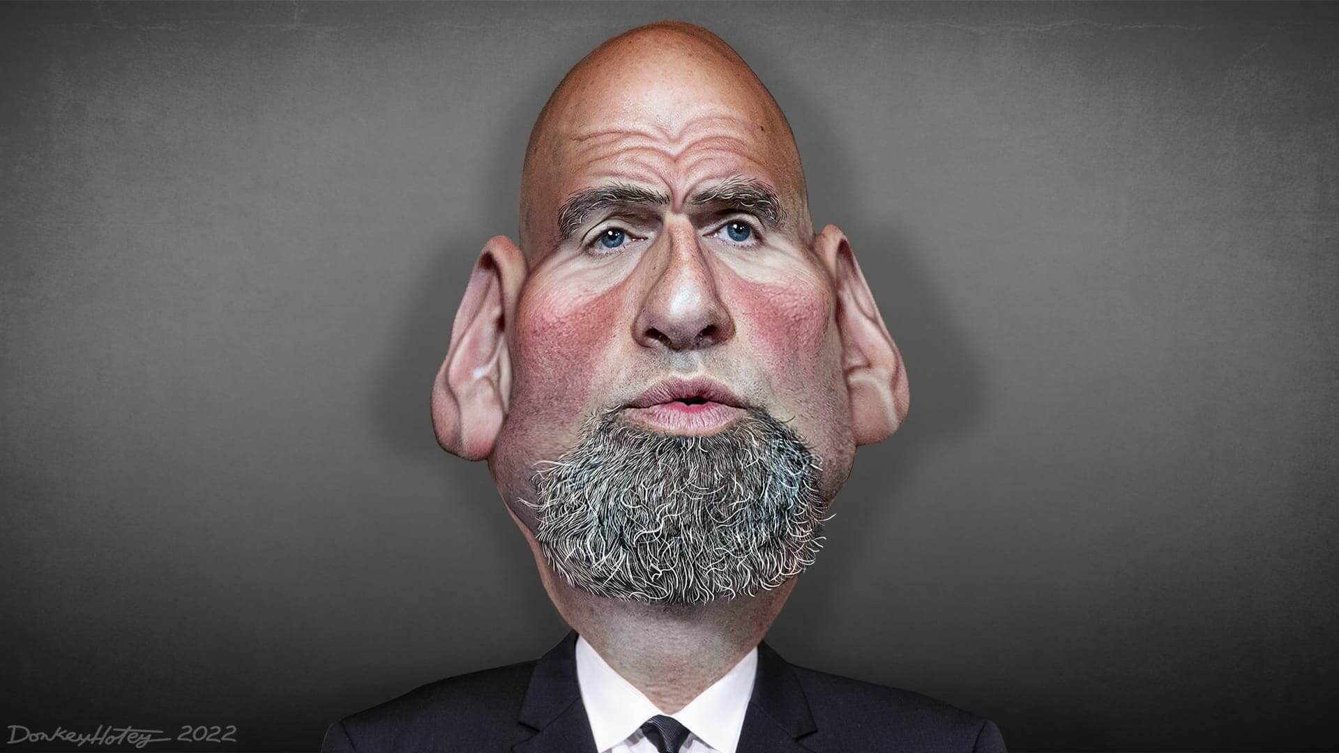 John fetterman caricature