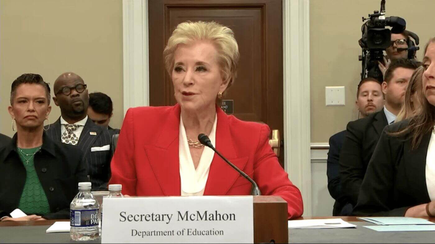 U. S. Education linda mcmahon questioned by senate democrats