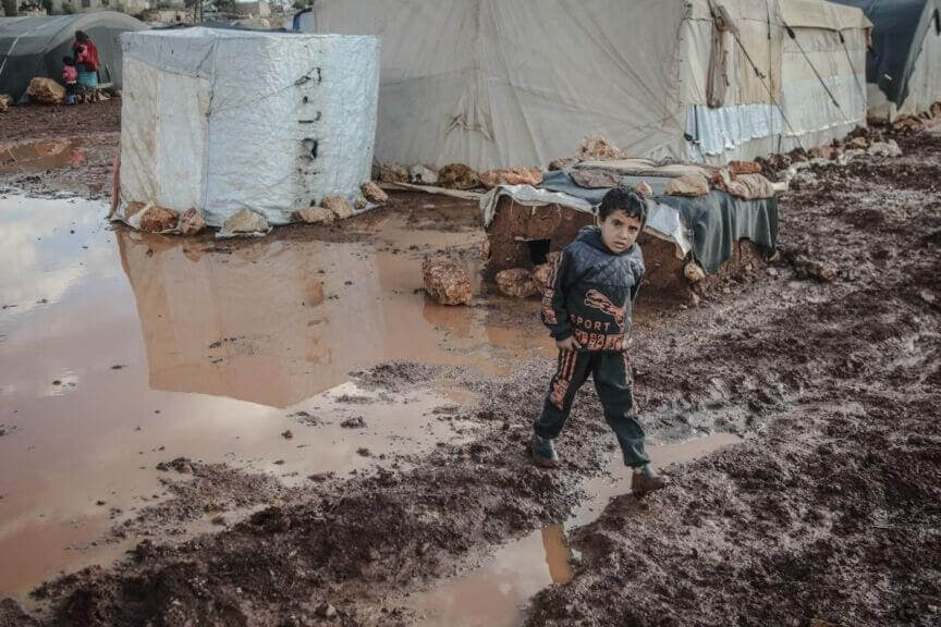 Syrian refugee child who could benefit from protected status in the u. S.
