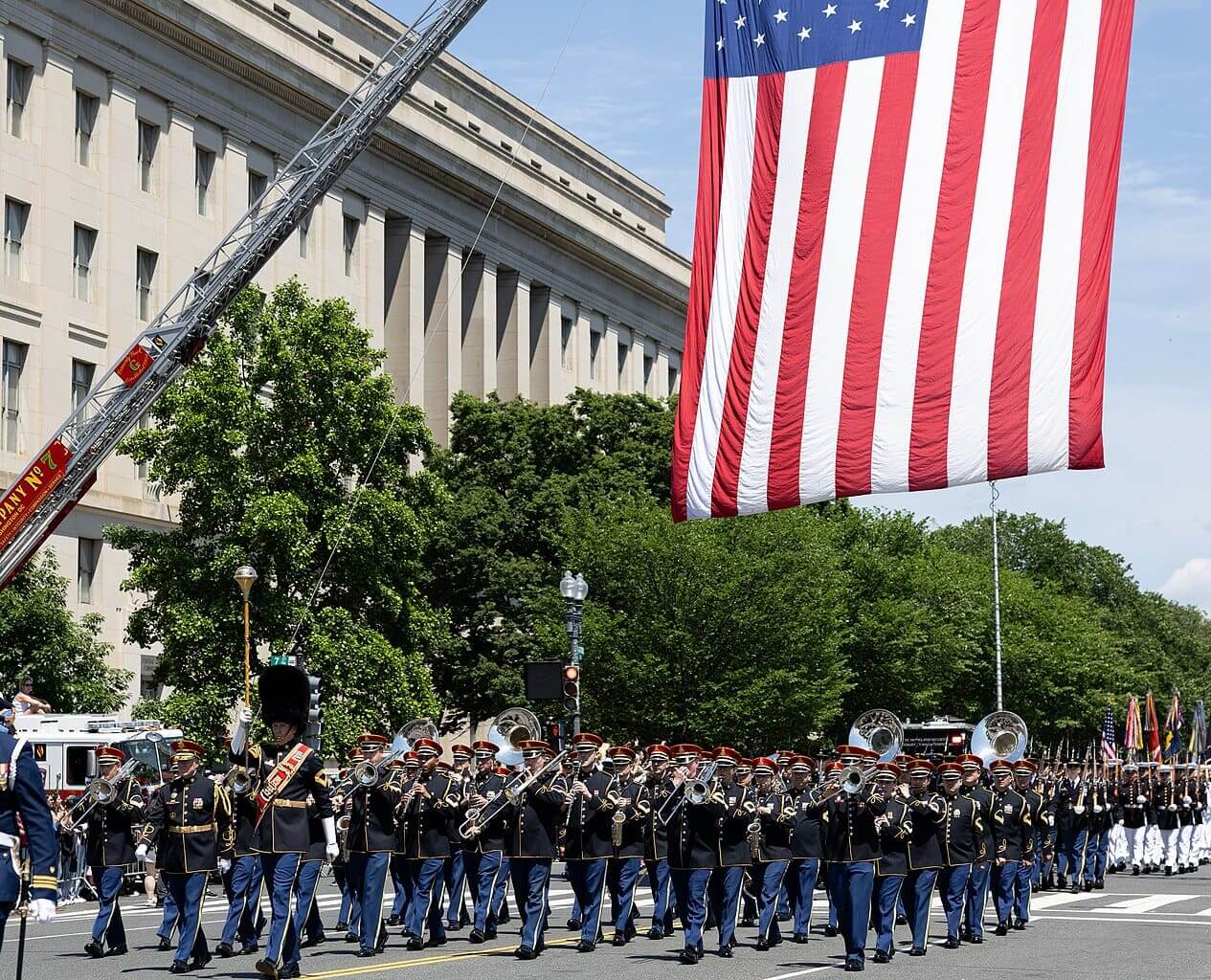 “military parade” in d. C. On memorial day in 2025