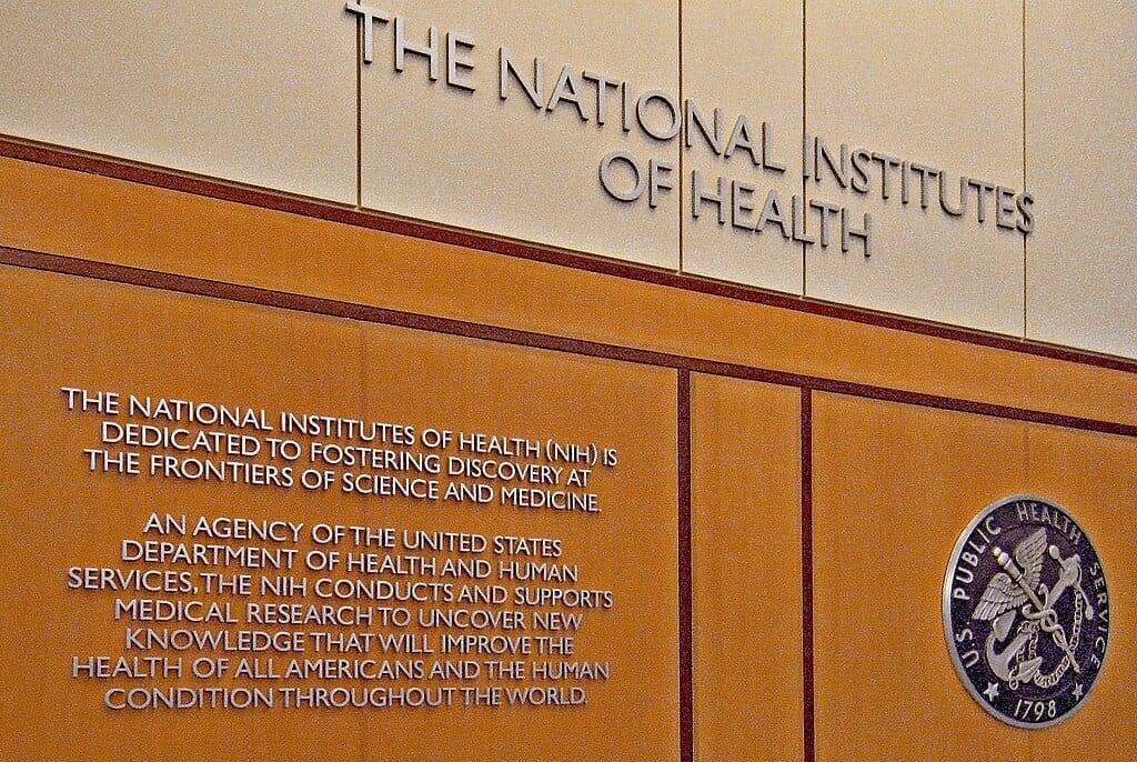 Nih research cuts. Wall in the nih building