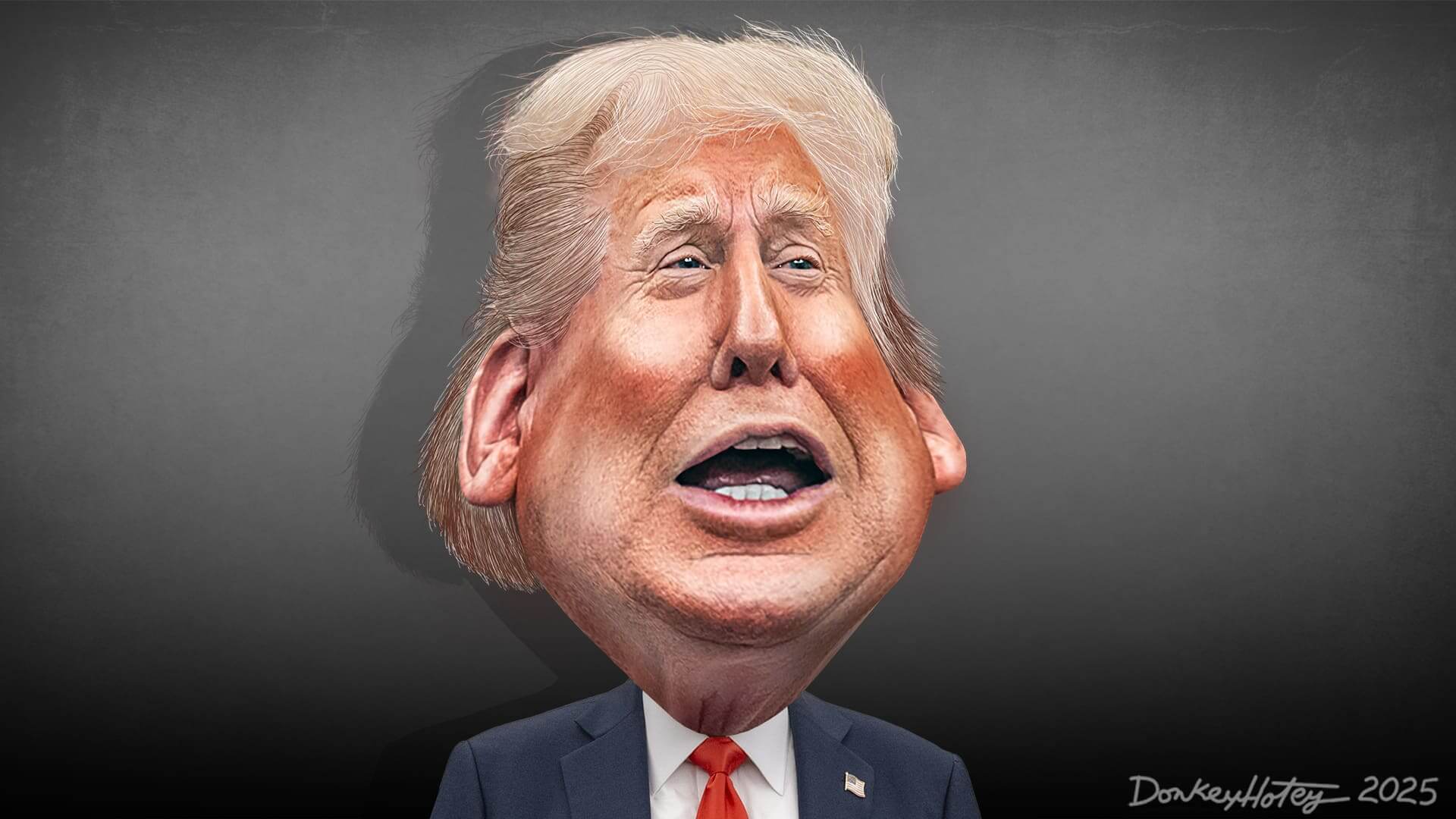 Caricature of trump