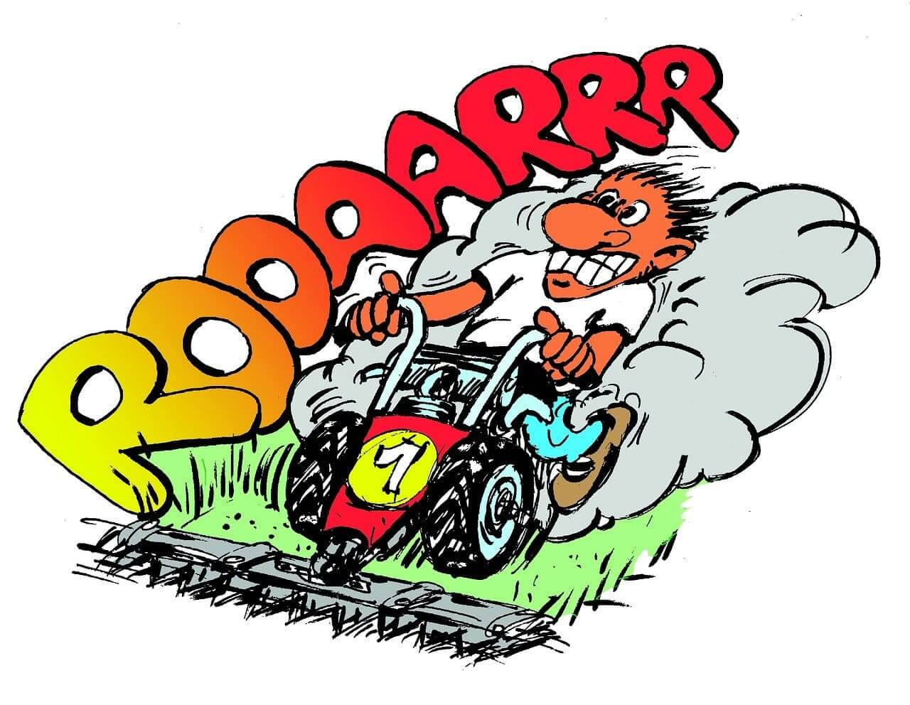 Loud fossil fuel engine cartoon