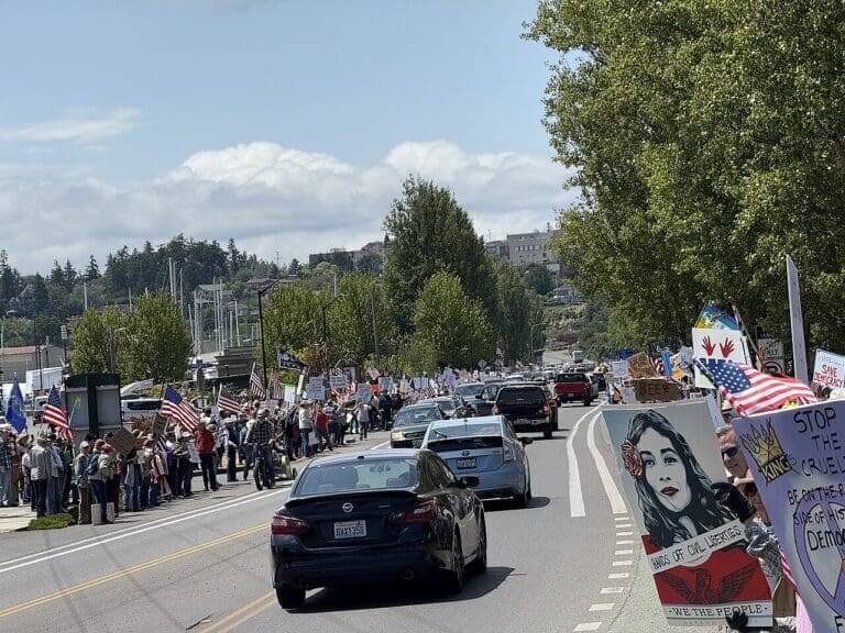 No kings protest in wa