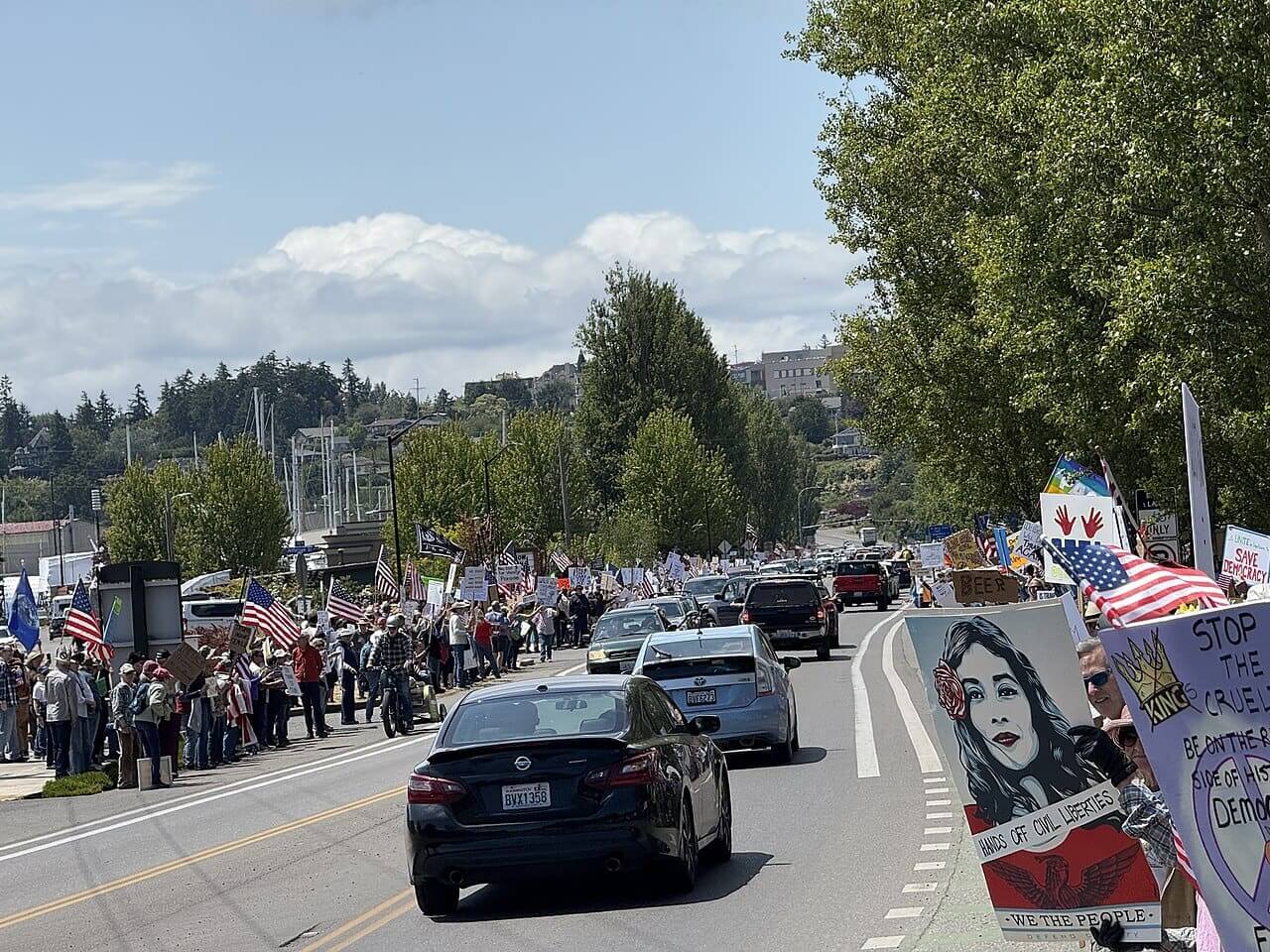 No kings protest in wa