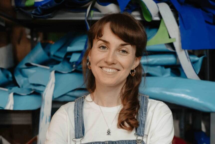 Siofra caherty in her design shop