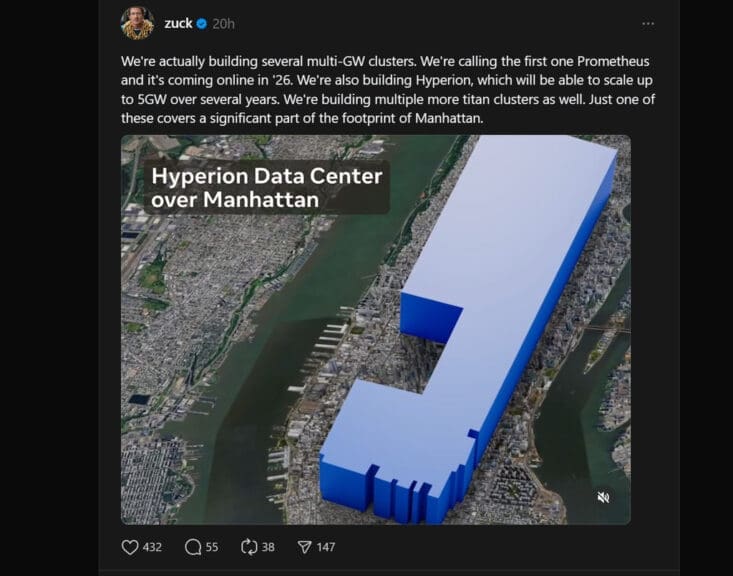 Hyperion data center in manhattan