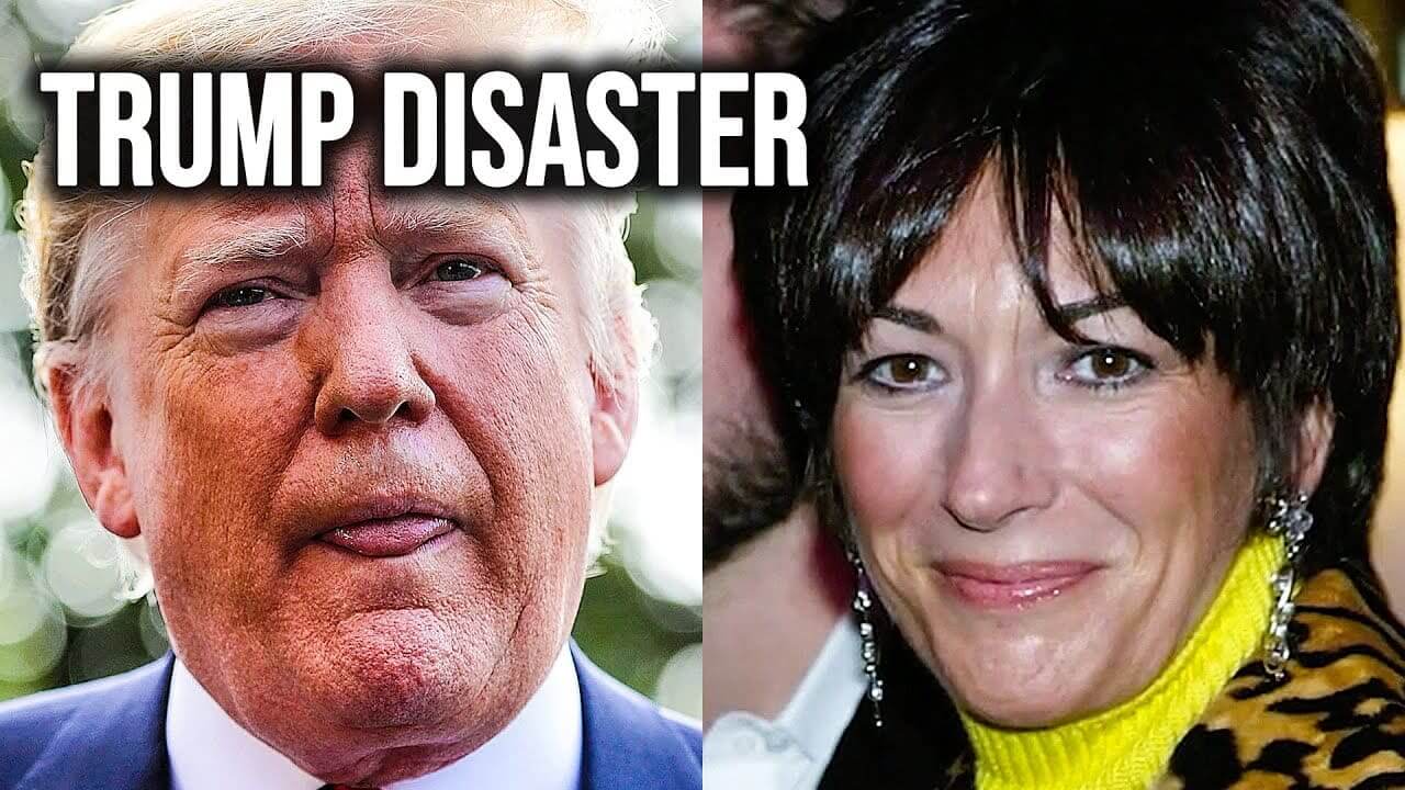 Donald trump and ghislaine maxwell