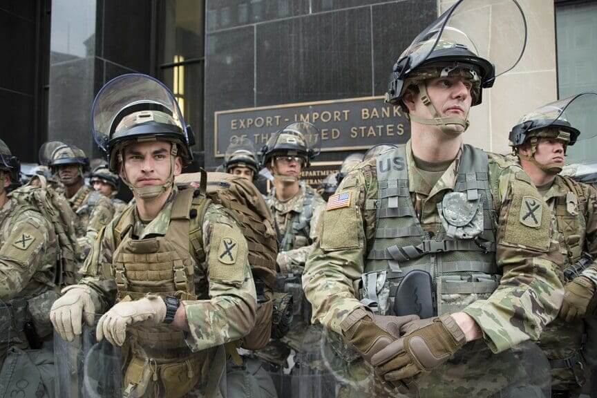 Use of national guard to fight crime in dc