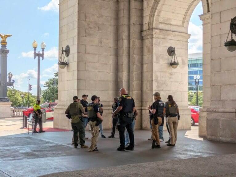 National Guard in DC at Union Station
