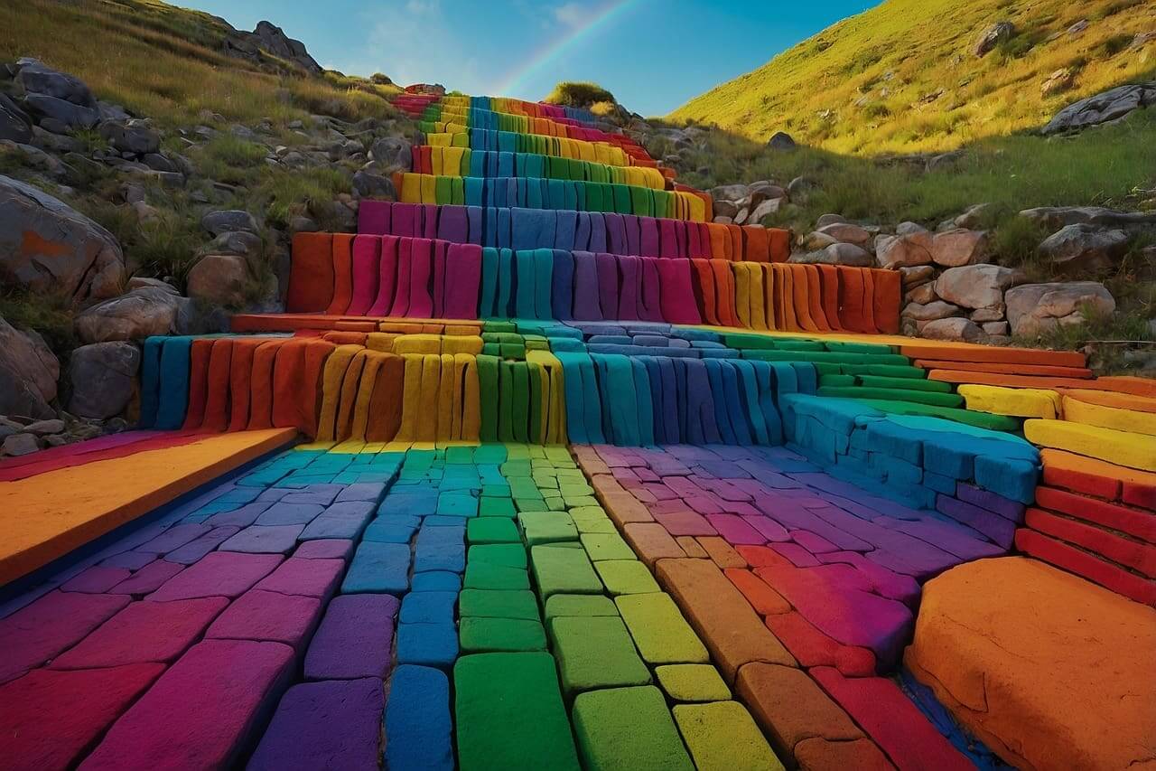 Lgbtq+ misconceptions rainbow road