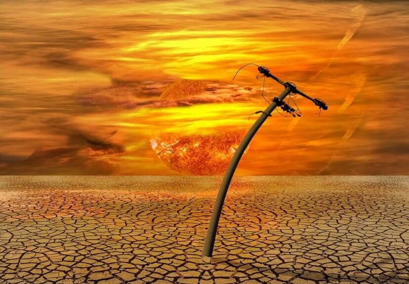 Temperatures and carbon emissions rising global warming