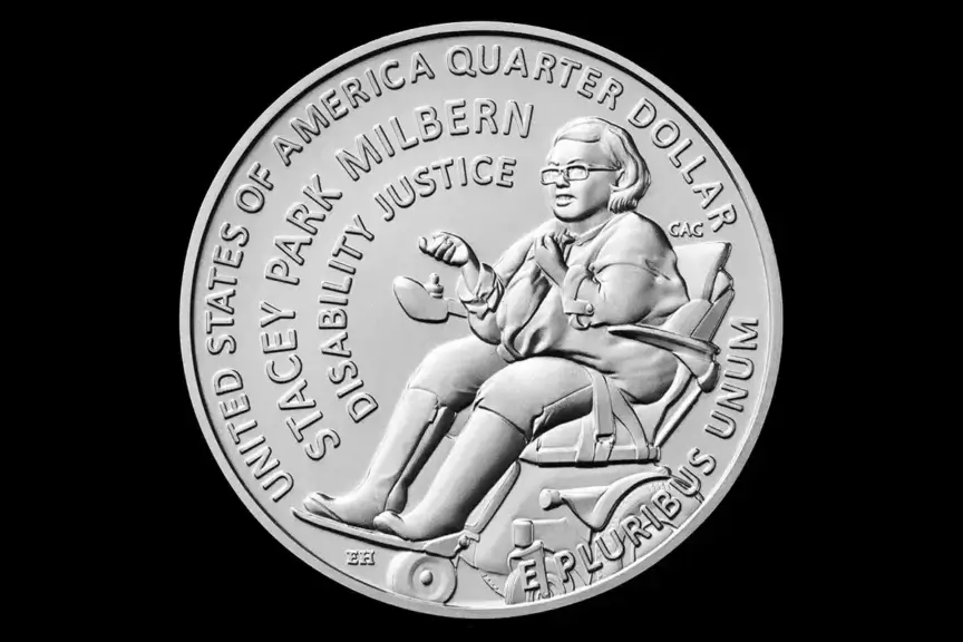 New currency featuring a woman in a wheelchair