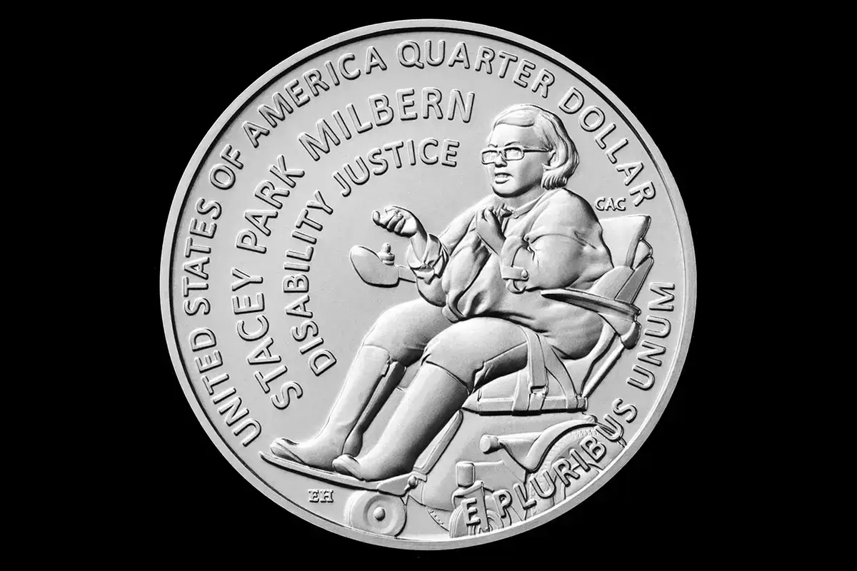 New currency featuring a woman in a wheelchair