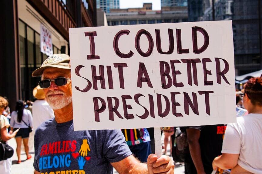 Chicago ice protest
