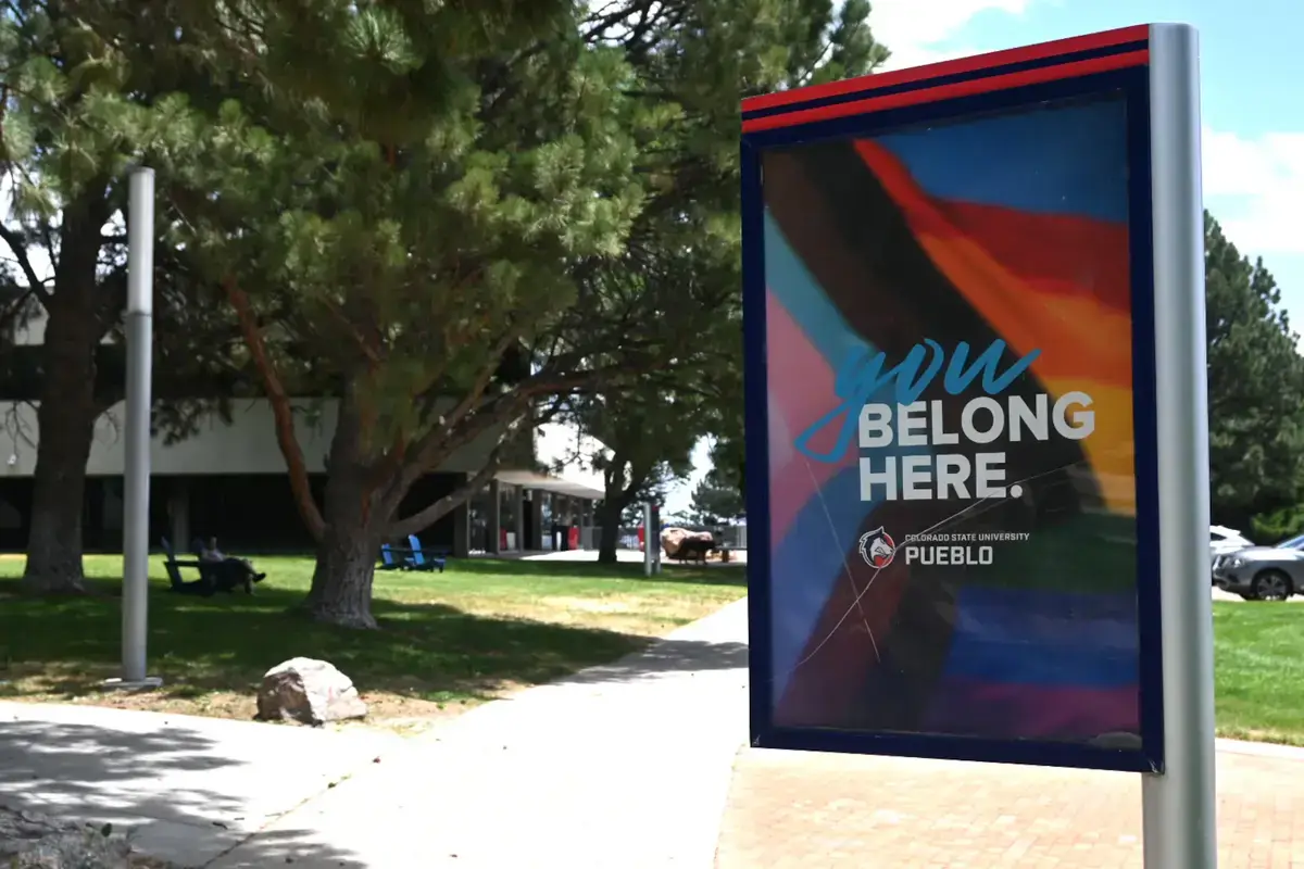 Sign at one of the schools in colorado