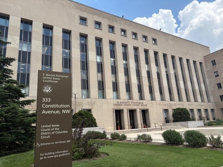 The e. Barrett prettyman u. S. Courthouse in washington, d. C. , home of the u. S. District court for the district of columbia