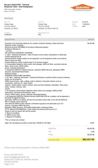 Disaster economy document