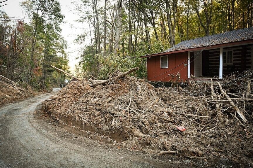 Hurricane helene damage