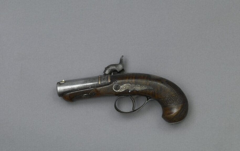 Political violence. Gun john wilkes booth used to assassinate lincoln
