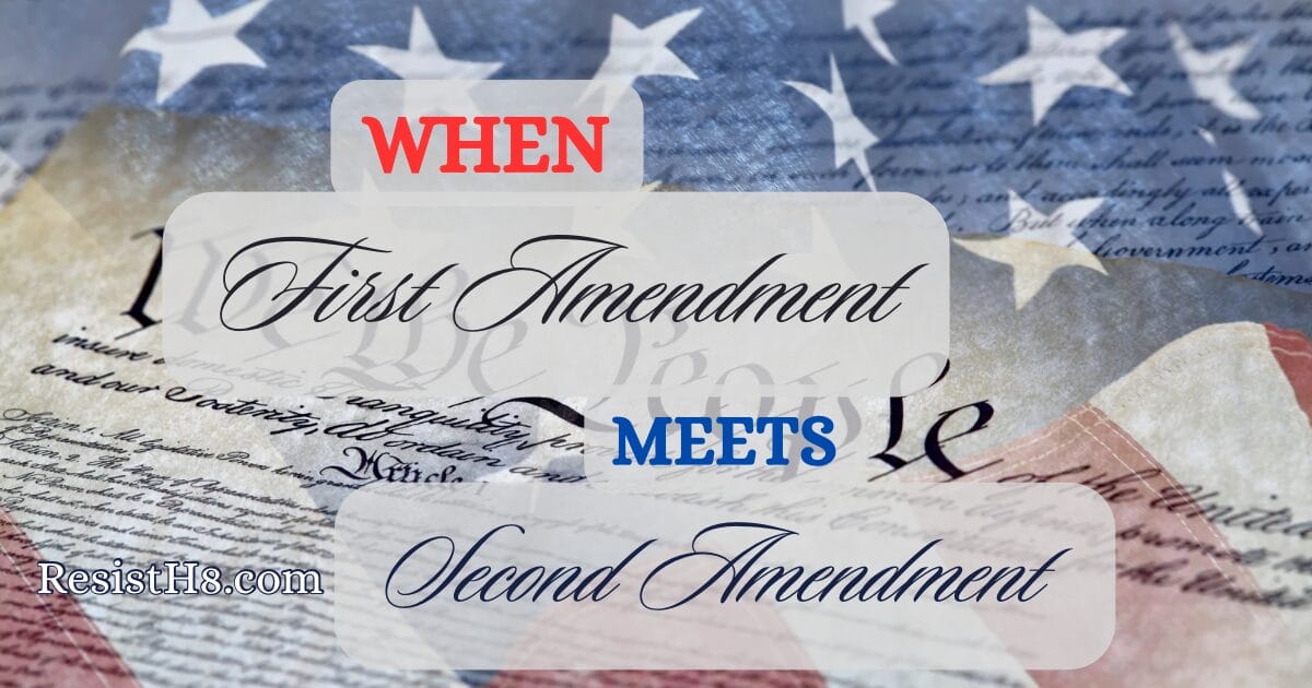 U. S. Constitution political violence first amendment meets the second amendment