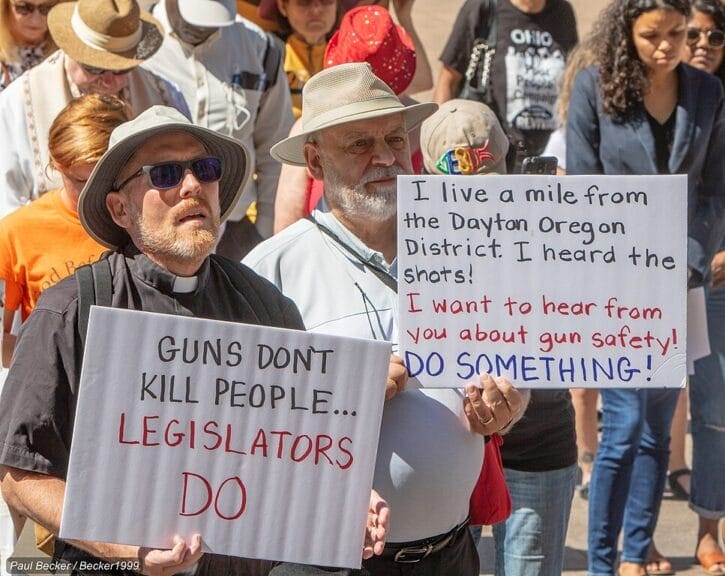 Gun violence protest in ohio