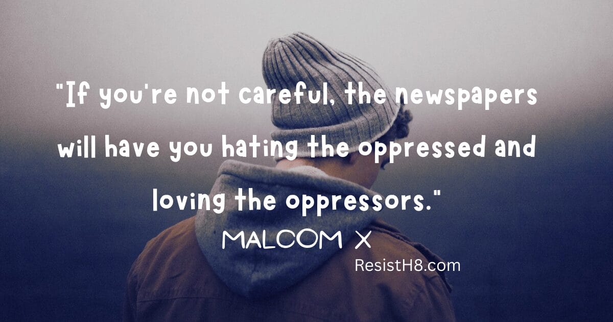 Oppression quote. Ice gave man 8 skull fractures