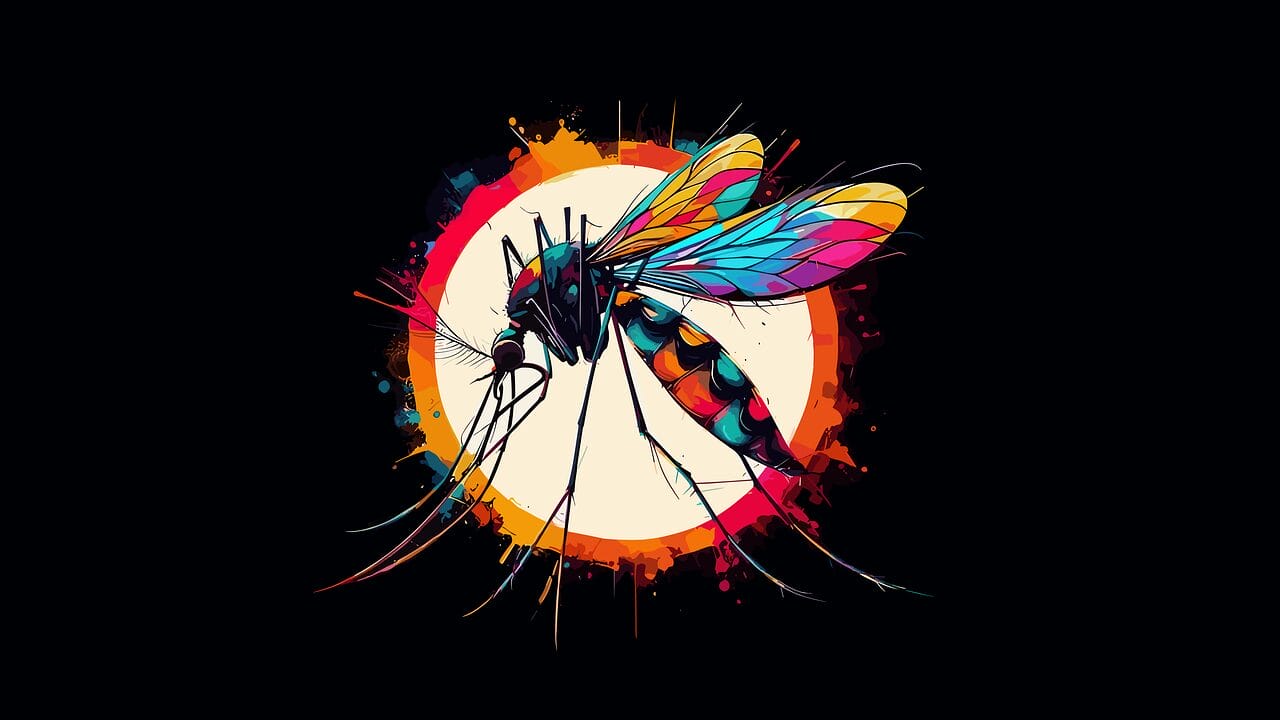 Ai-generated mosquito graphic